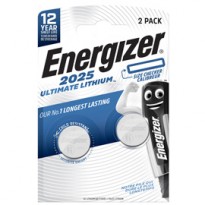 Blister 2 pile CR2025 Ultimate Lithium - Energizer Specialistiche E301319403