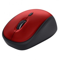 Mouse wireless silenzioso Yvi+ Rosso-Trust 24550