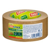 Nastro adesivo 50mt x 50mm Tesapack Paper standard ecoLogo avana Tesa 58291-00000-00 - Conf da 6 pz.