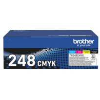 Brother Value Pack 1x (BK/C/M/Y) 1.000 pag TN248VAL