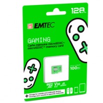 Emtec mSD 128GB UHS-I U3 V30 A1 Gaming Verde ECMSDM128GXCU3G