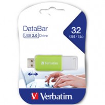 Verbatim V DataBar USB 2.0 Drive Verde 32GB 49454