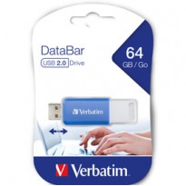 Verbatim V DataBar USB 2.0 Drive Blu 64GB 49455