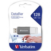 Verbatim V DataBar USB 2.0 Drive Grigio 128GB 49456