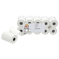 Blister 10 rotoli carta termica 55gr BPA free 57mm x 18mt (POS / Carte credit) 3125057018CX