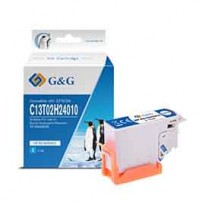 Cartuccia ink compatibile GG Ciano per Epson Expression Premium XP-6000/6005 NP-R2-0202XLC