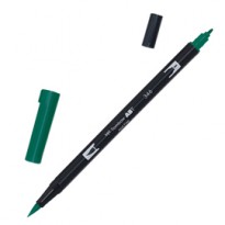 Pennarello Tombow ABT Dual Brush 346 sea green PABT-346 - Conf da 6 pz.