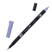 Pennarello Tombow ABT Dual Brush 603 periwinkle PABT-603 - Conf da 6 pz.