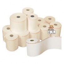 Blister 10 rotoli carta termica 55gr BPA free 62,5mm x 30mt D 50mm per Bilance 3125062530BX