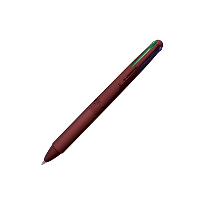 Penna sfera 4 colori 4 Multi 1.0mm Urban rustic red OSAMA OW 84018720 - Conf da 12 pz.