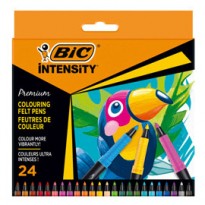 Astuccio 24 pennarelli Intensity Premium colori assortiti BIC 977892